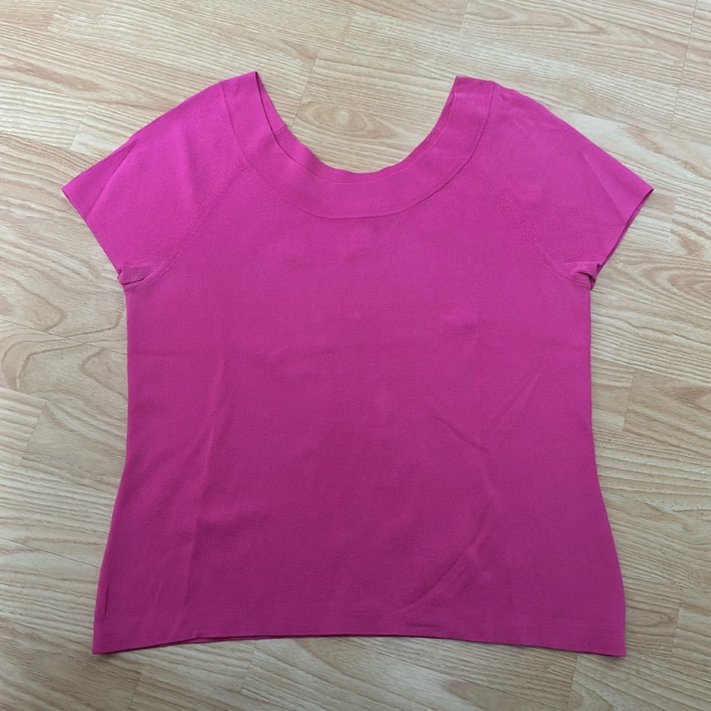 Talbots Short Sleeved Sweater Tee - Size L
